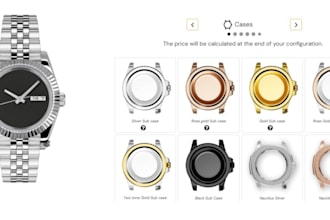 customize and configure watch on shopify kickflip and zakeke