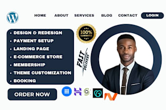 build design develop hostinger bluehost siteground godaddy wordpress website