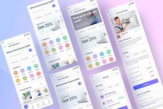 build multi service on demand app, handyman app, home service app