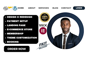 design, redesign, edit squarespace, wix, wordpress website, ecommerce, seo