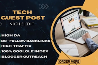 publish tech guest post on real high authority dofollow tech sites