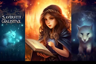 do fantasy book cover illustrations