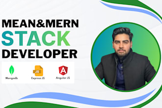 be your full stack developer mean mern web and software development