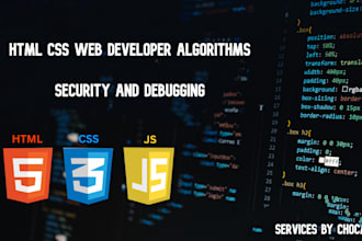 html CSS js web developer algorithms security and debugging