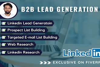 do targeted b2b lead generation and web research