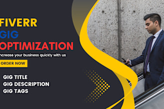 write fiverr gig SEO optimized description, help to rank your gig