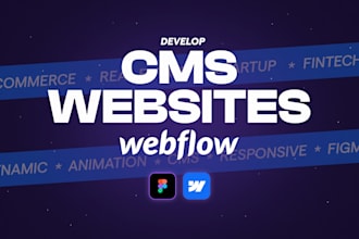convert your figma design to a responsive webflow website