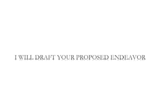 draft your proposed endeavor for eb2niw petition and find research evidence