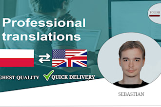 translate polish to english and english to polish