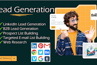do b2b lead generation,linkedin lead sourcing,email database