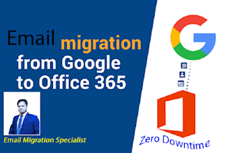set up and migrate all kinds of emails to office 365