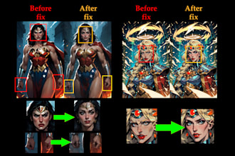 fix and enhance your ai image