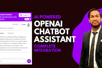 develop ai chatbot or ai website using chatgpt and langchain