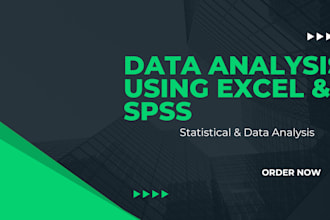 do data analysis using spss and excel