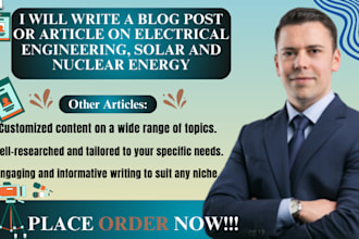 write a blog post or article on electrical engineering, solar and nuclear energy