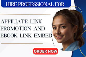 do automated clickbank or amazon affiliate link promotion and ebook link embed