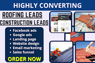 generate roofing leads construction leads solar leads for roofing companies