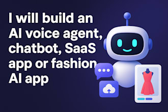ai voice sales agent and chatbot, ai app or saas, ai based fashion design app