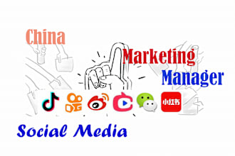 be china social media marketing manager and digital content creator