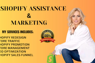 do complete shopify sales marketing, setup fb and ig ads, SEO optimization