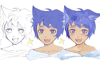 draw a chibi illustration sfw