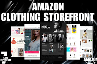 build amazon clothing storefront design amazon brand store