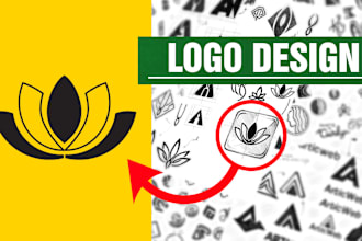design unique logo design, minimalist or monogram
