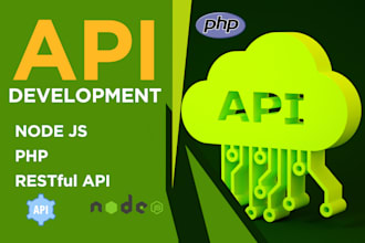 create, integrate and secure apis using nodejs and PHP