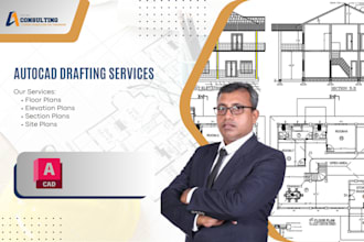 do 2d drafting and convert pdf or image to cad using autocad