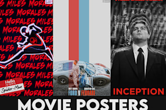 design movie and short films posters