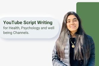 do video script writing for health and psychology youtube channels