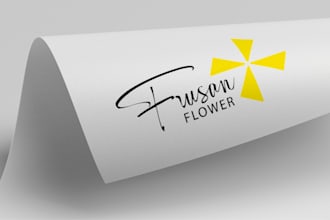 create a professional minimalist logo and brand identity design