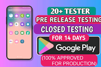 provide 20 active testers for google play console