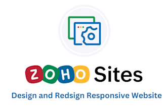design and create responsive website in zoho sites