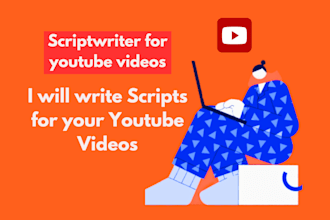write scripts for youtube videos