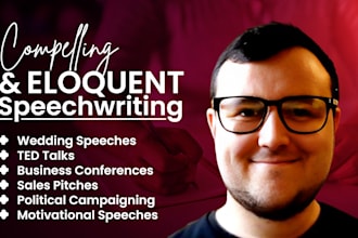 write a compelling speech of any kind