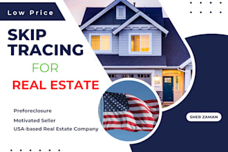 provide skip tracing for real estate business investors