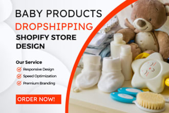 design kid clothing shopify store toy dropshipping baby clothing shopify store