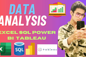 do excel sql tableau powerbi task or work for you
