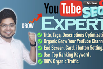 be your dedicated youtube channel manager and SEO expert