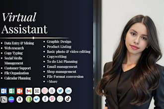 be your reliable personal and administrative virtual assistant