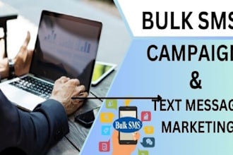 send bulk SMS campaign and txt msg marketing campaign blasting to USA and canada