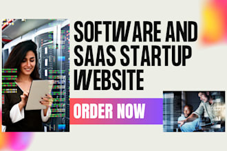 build software and saas startup website, saas website development website