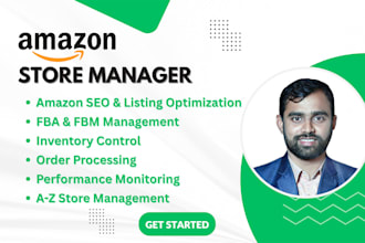 be your ecommerce amazon fba a to z va store manager expert