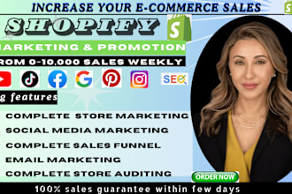 do ecommerce shopify marketing to boost shopify sales, klaviyo email marketing