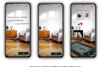 build augmented reality app, ar furniture app, 3d model, unity