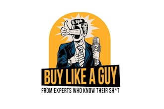 design buy guy brand podcast logo