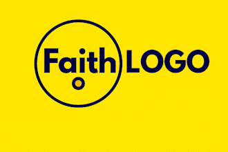 design abstract logo with 24 hours