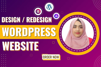 make design or redesign an amazing wordpress website