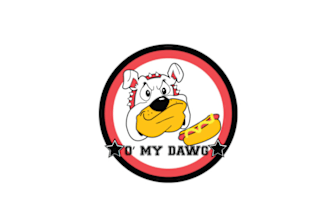 make captivating modern hot dog cart business logo